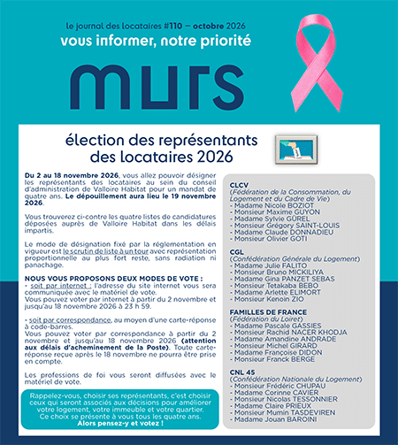 MURS MURS, le journal des locataires
